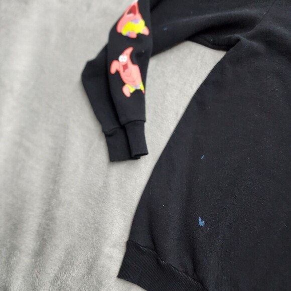 Spongebob Patrick Star Hoodie Black Bikini Bottom Drivers License - Size L - Picture 9 of 16